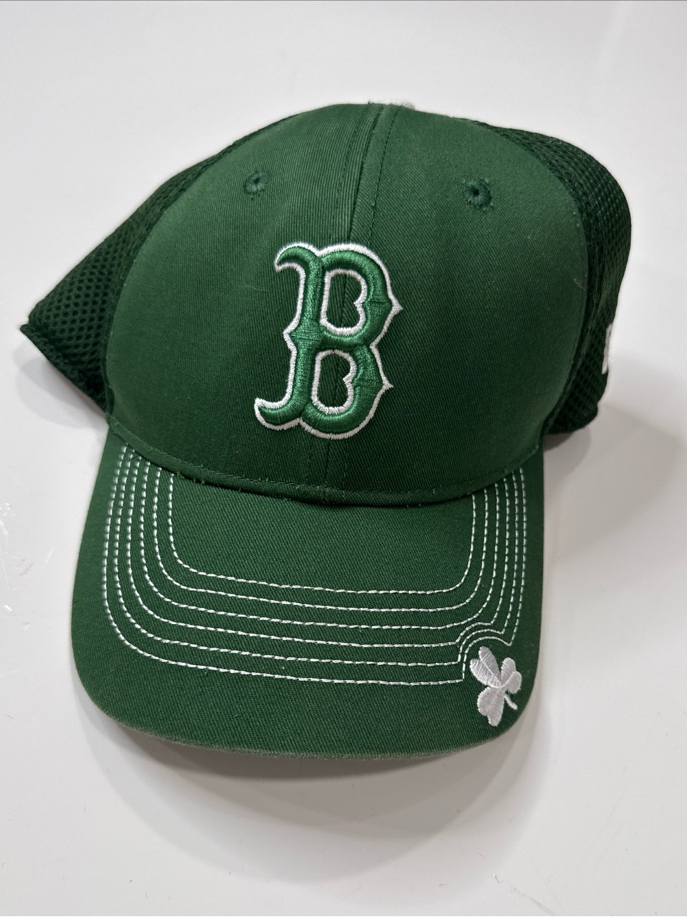Boston Red Sox New Era Baseball Hat Green Color Size M-L